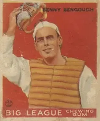 1933 Goudey (R319) #1 Benny Bengough