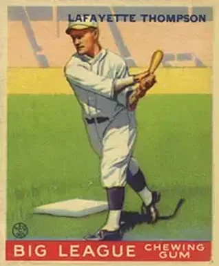 1933 Goudey (R319) #13 Lafayette Thompson