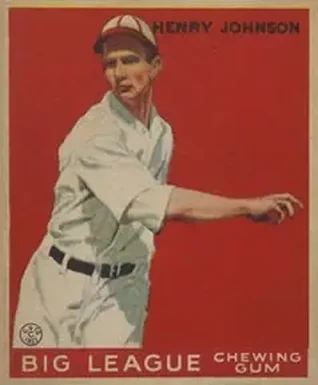 1933 Goudey (R319) #14 Henry Johnson