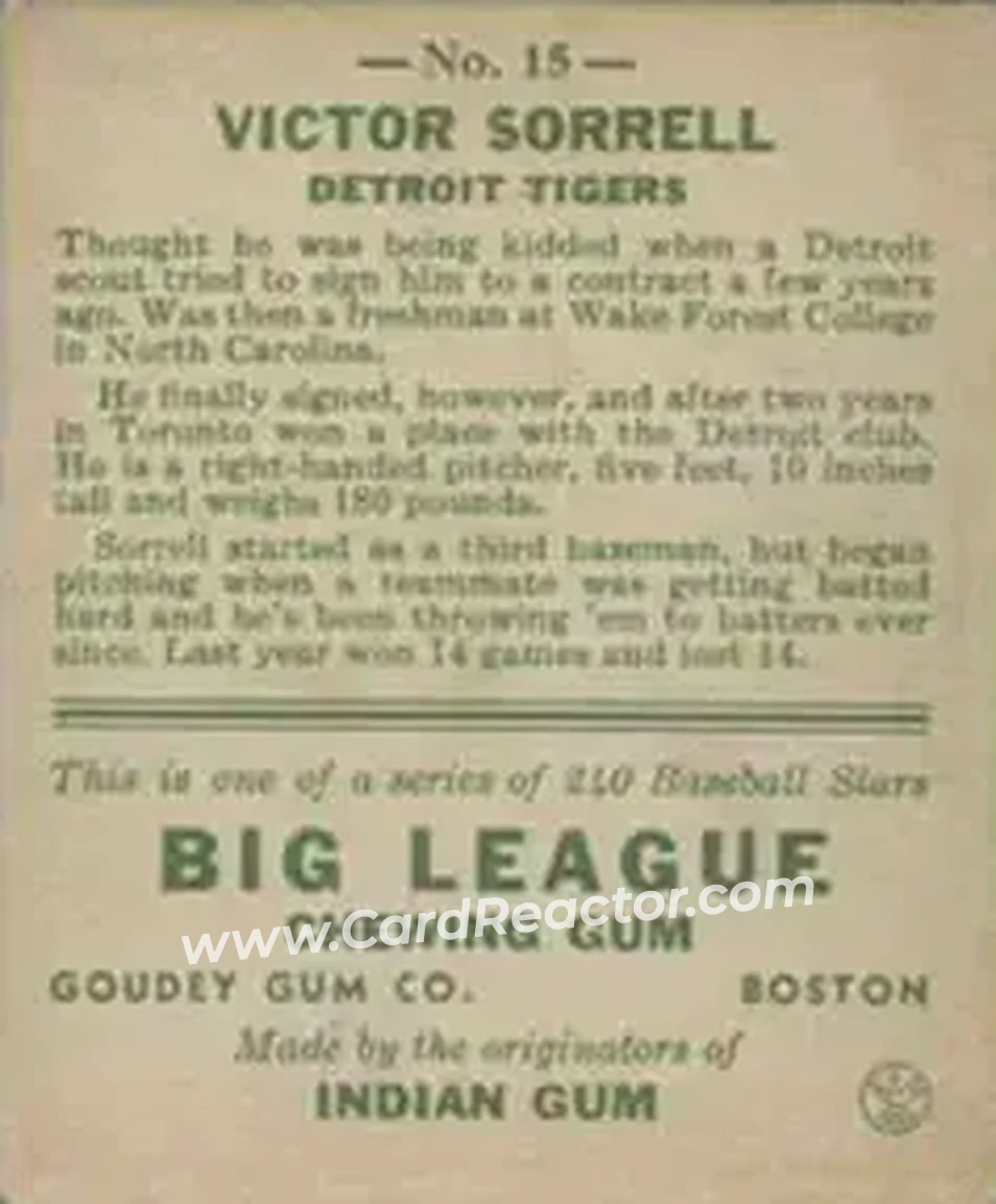 Back of Victor Sorrell