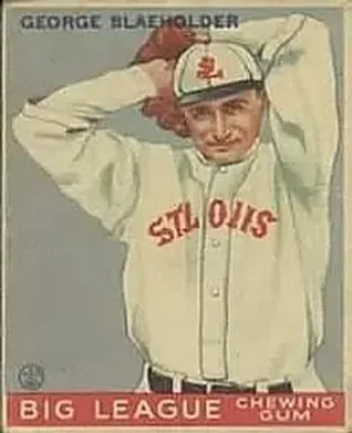 1933 Goudey (R319) #16 George Blaeholder