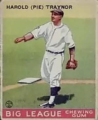 1933 Goudey (R319) #22 Pie Traynor