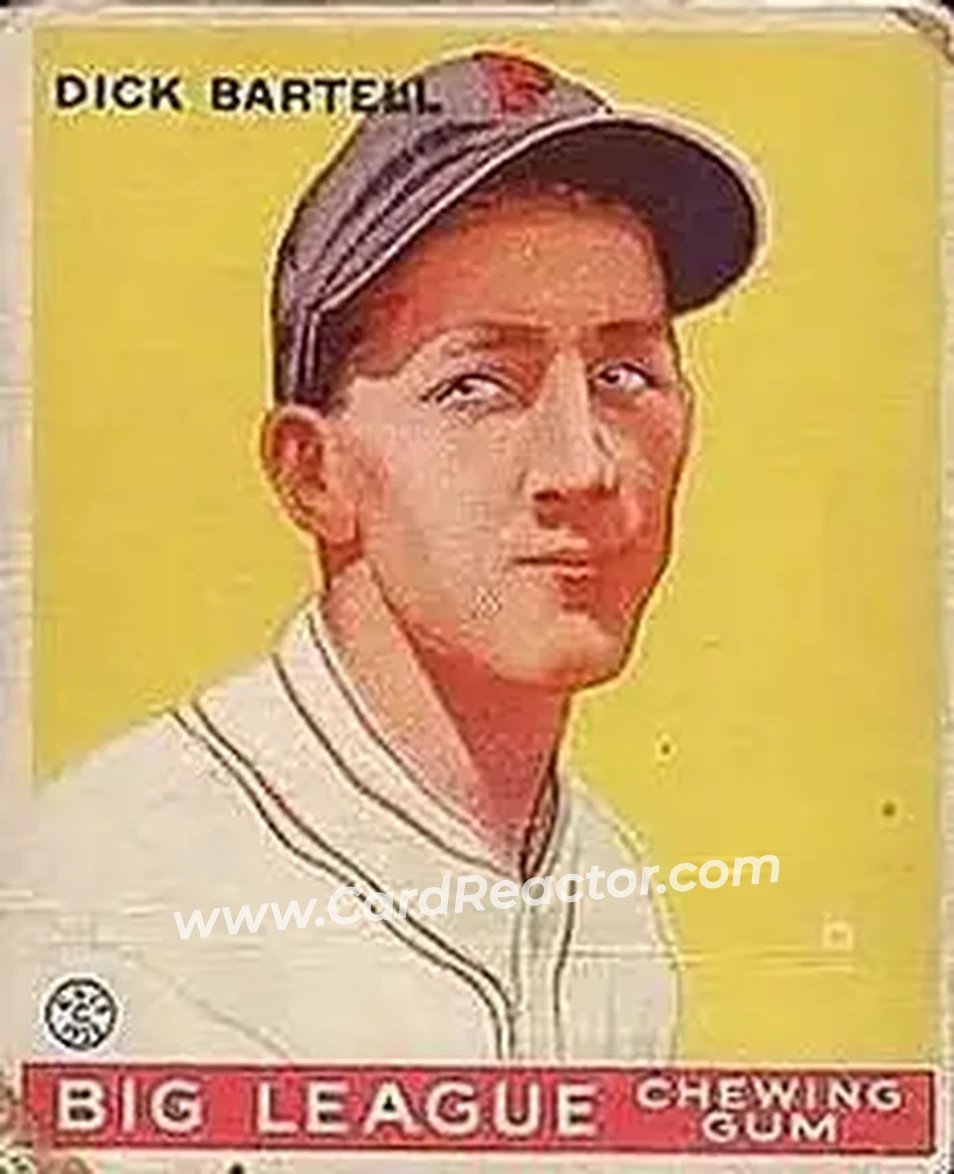 1933 Goudey (R319) #28 Dick Bartell