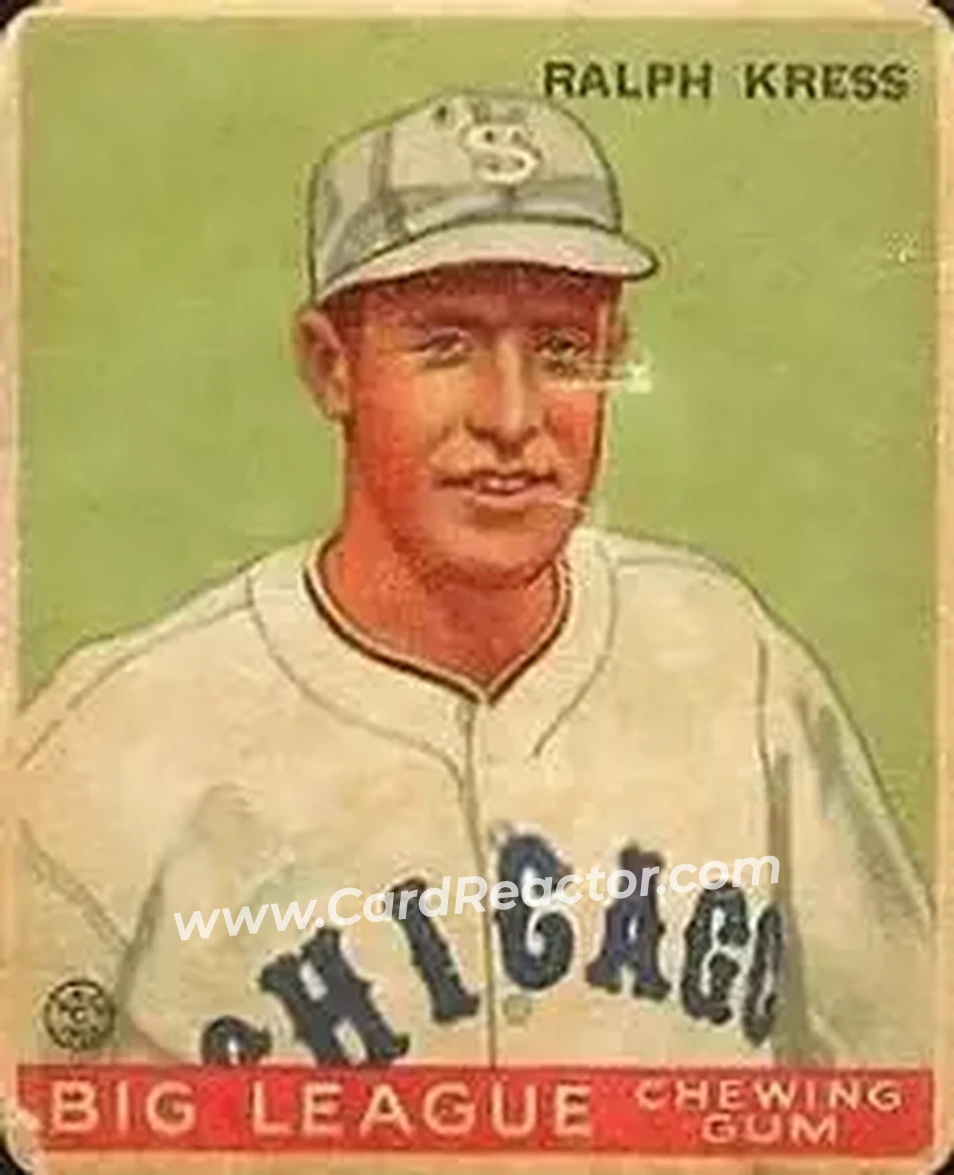 1933 Goudey (R319) #33 Red Kress