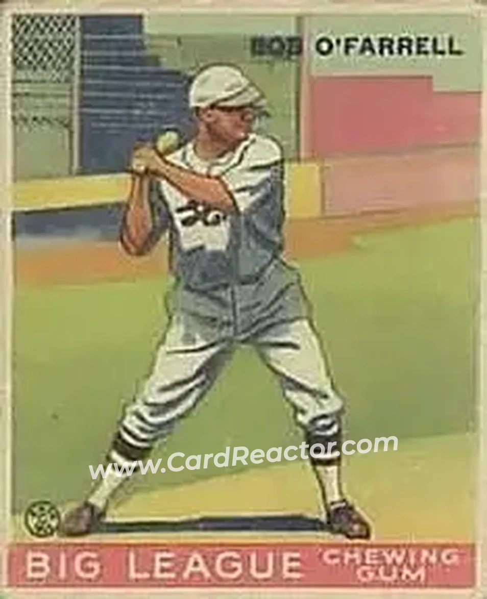1933 Goudey (R319) #34 Bob O'Farrell