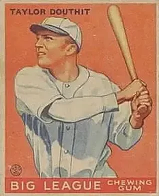 1933 Goudey (R319) #40 Taylor Douthit