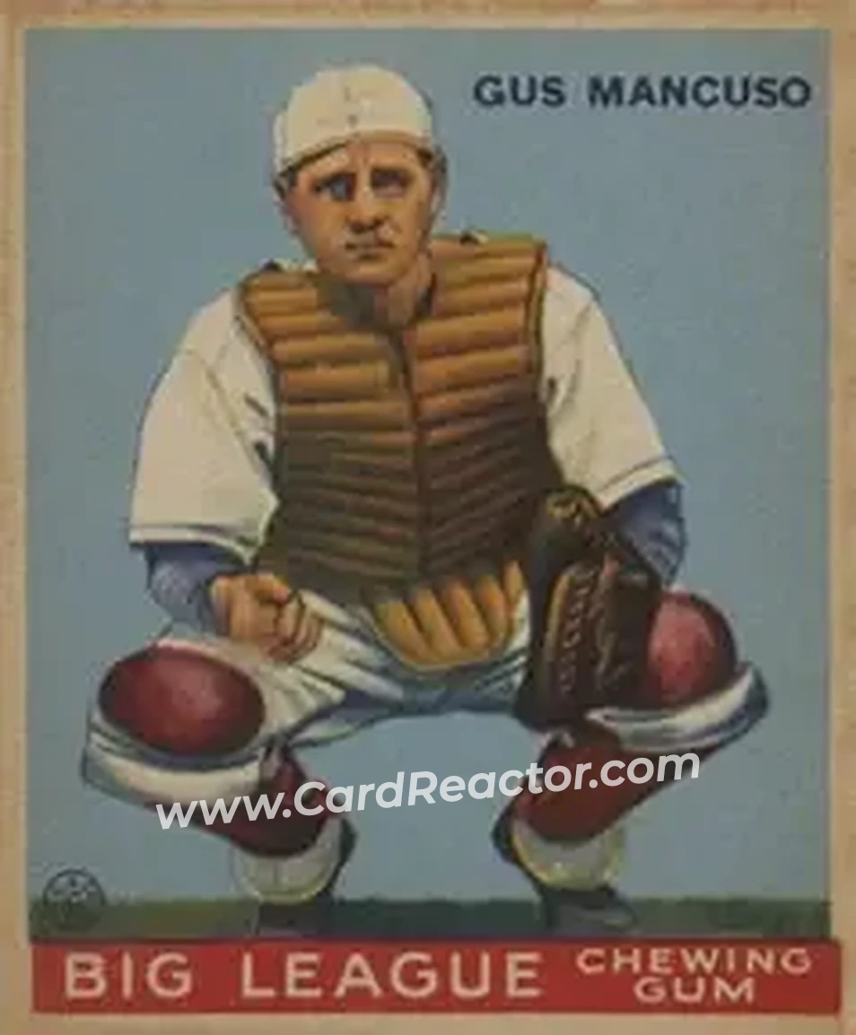1933 Goudey (R319) #41 Gus Mancuso