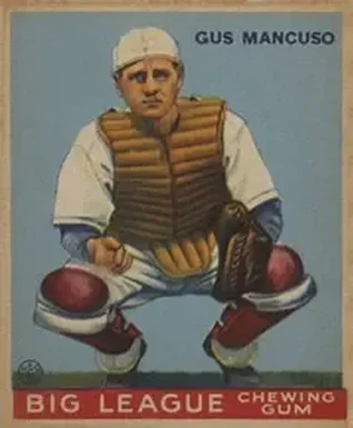 1933 Goudey (R319) #41 Gus Mancuso