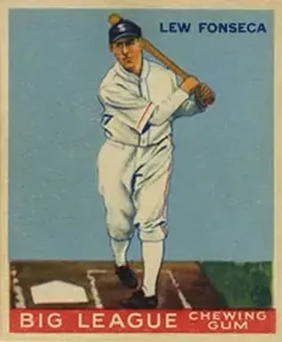 1933 Goudey (R319) #43 Lew Fonseca