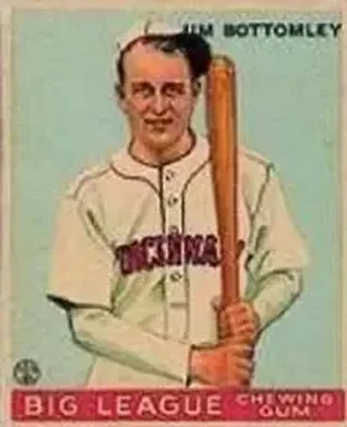 1933 Goudey (R319) #44 Jim Bottomley