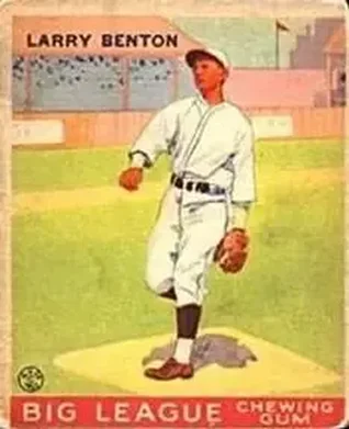1933 Goudey (R319) #45 Larry Benton
