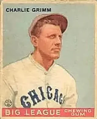 1933 Goudey (R319) #51 Charlie Grimm