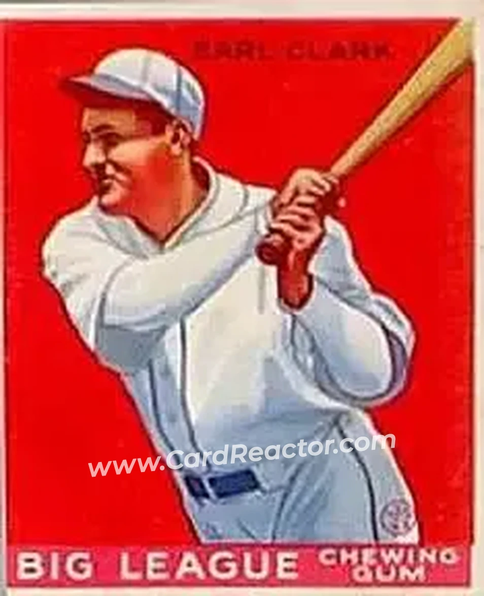 1933 Goudey (R319) #57 Earl Clark