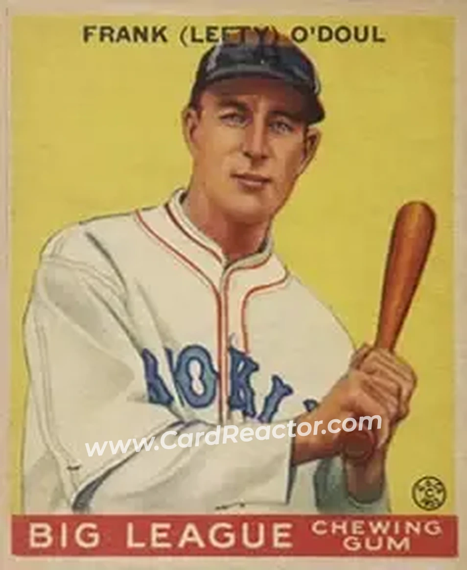 1933 Goudey (R319) #58 Lefty O'Doul