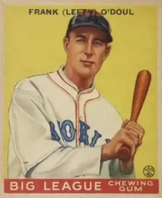 1933 Goudey (R319) #58 Lefty O'Doul