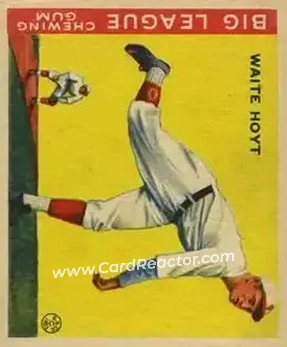 1933 Goudey (R319) #60 Waite Hoyt