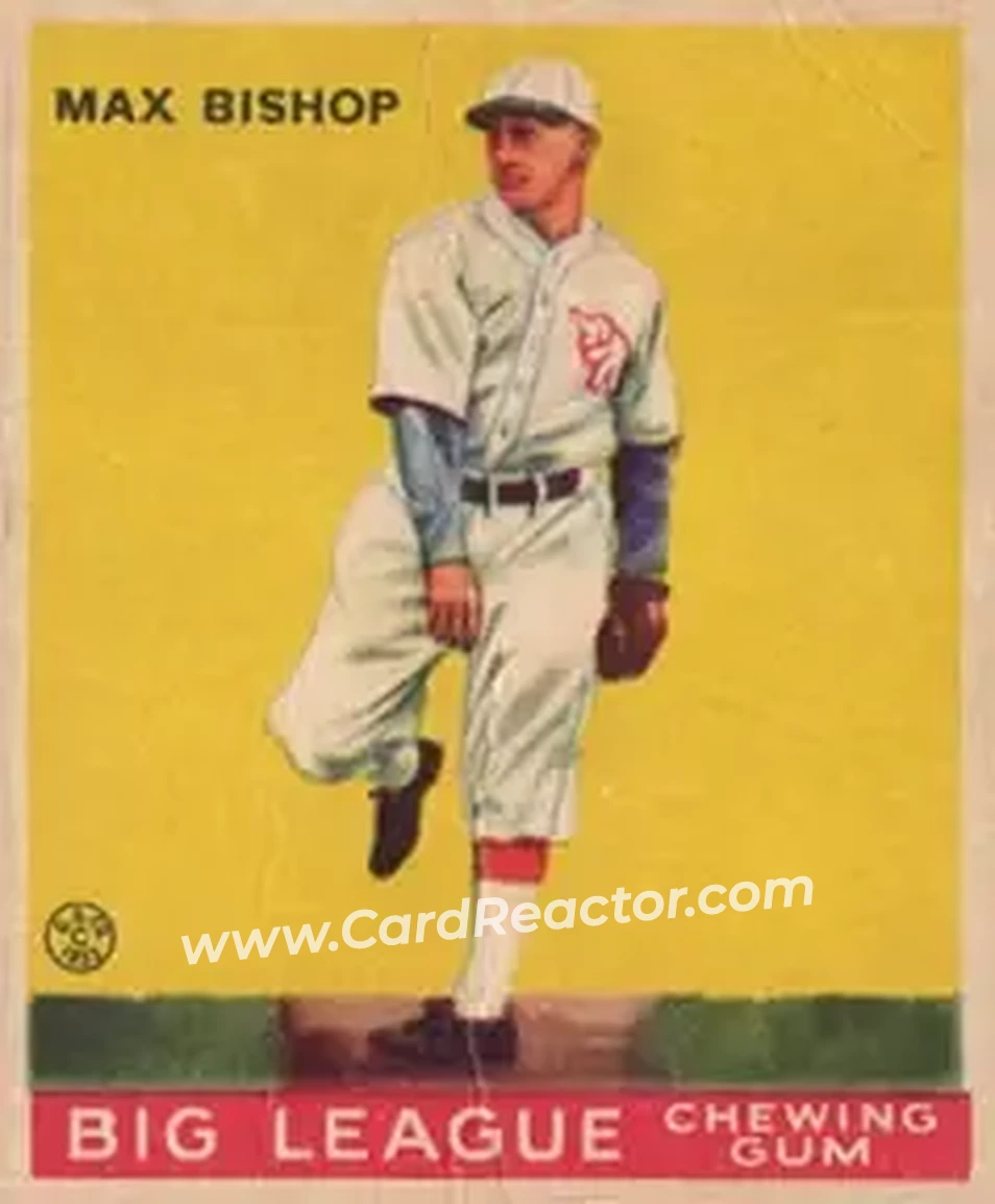 1933 Goudey (R319) #61 Max Bishop