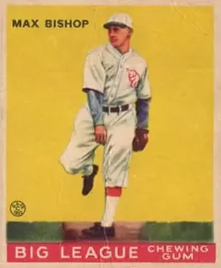 1933 Goudey (R319) #61 Max Bishop