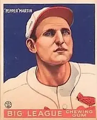 1933 Goudey (R319) #62 “Pepper” Martin