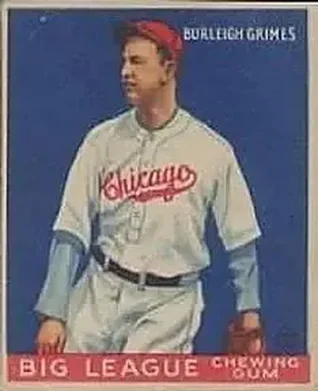 1933 Goudey (R319) #64 Burleigh Grimes