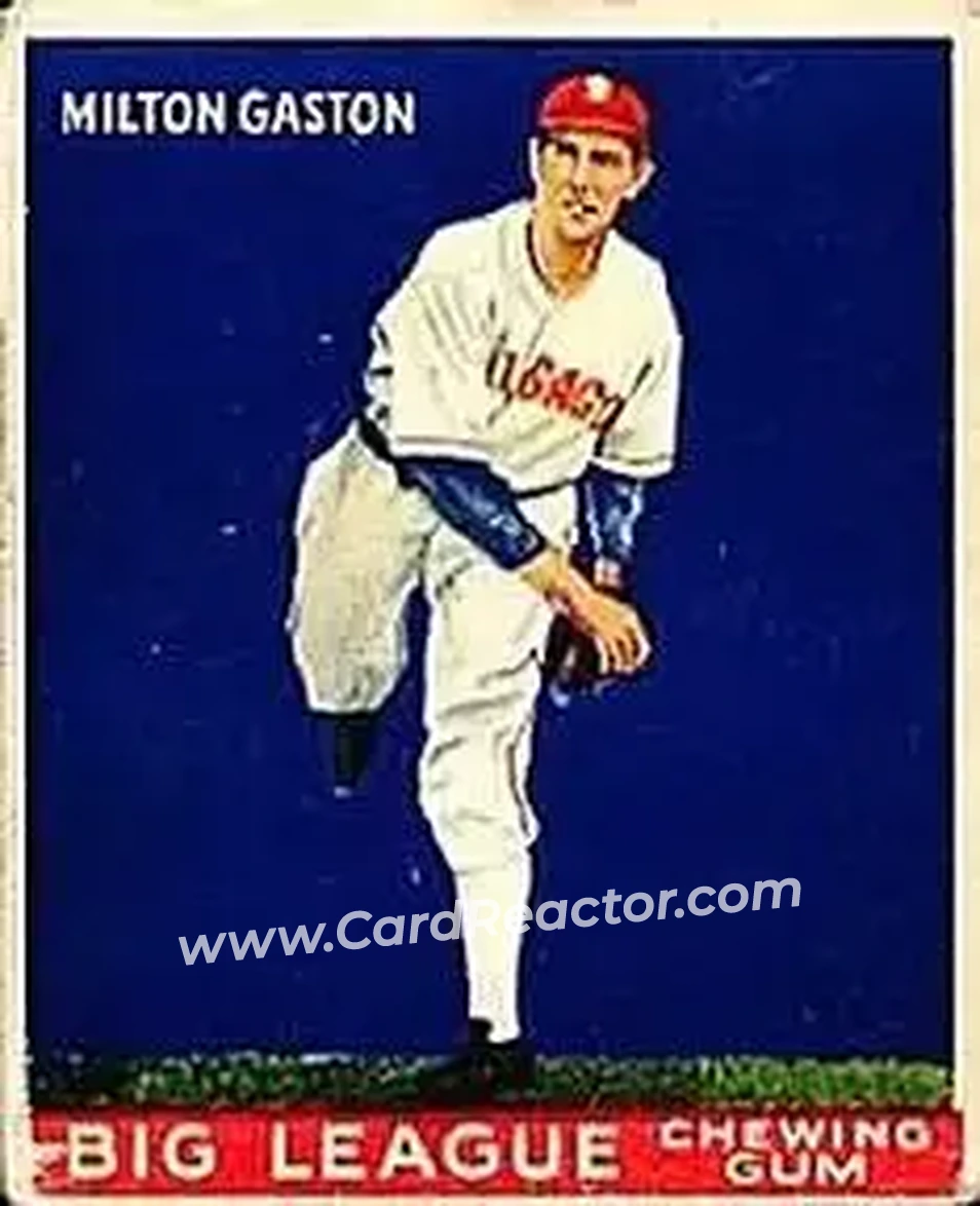 1933 Goudey (R319) #65 Milton Gaston