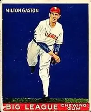 1933 Goudey (R319) #65 Milton Gaston