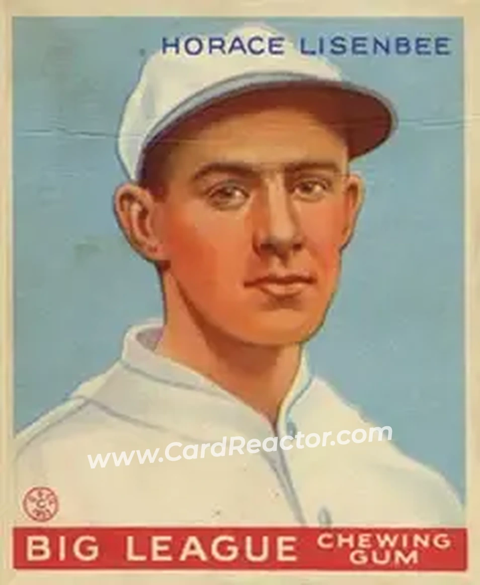 1933 Goudey (R319) #68 Horace Lisenbee