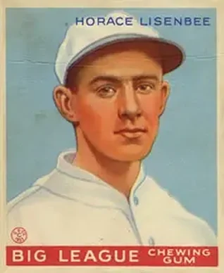 1933 Goudey (R319) #68 Horace Lisenbee