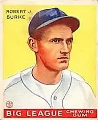 1933 Goudey (R319) #71 Robert J. Burke