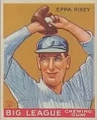 1933 Goudey (R319) #74 Eppa Rixey