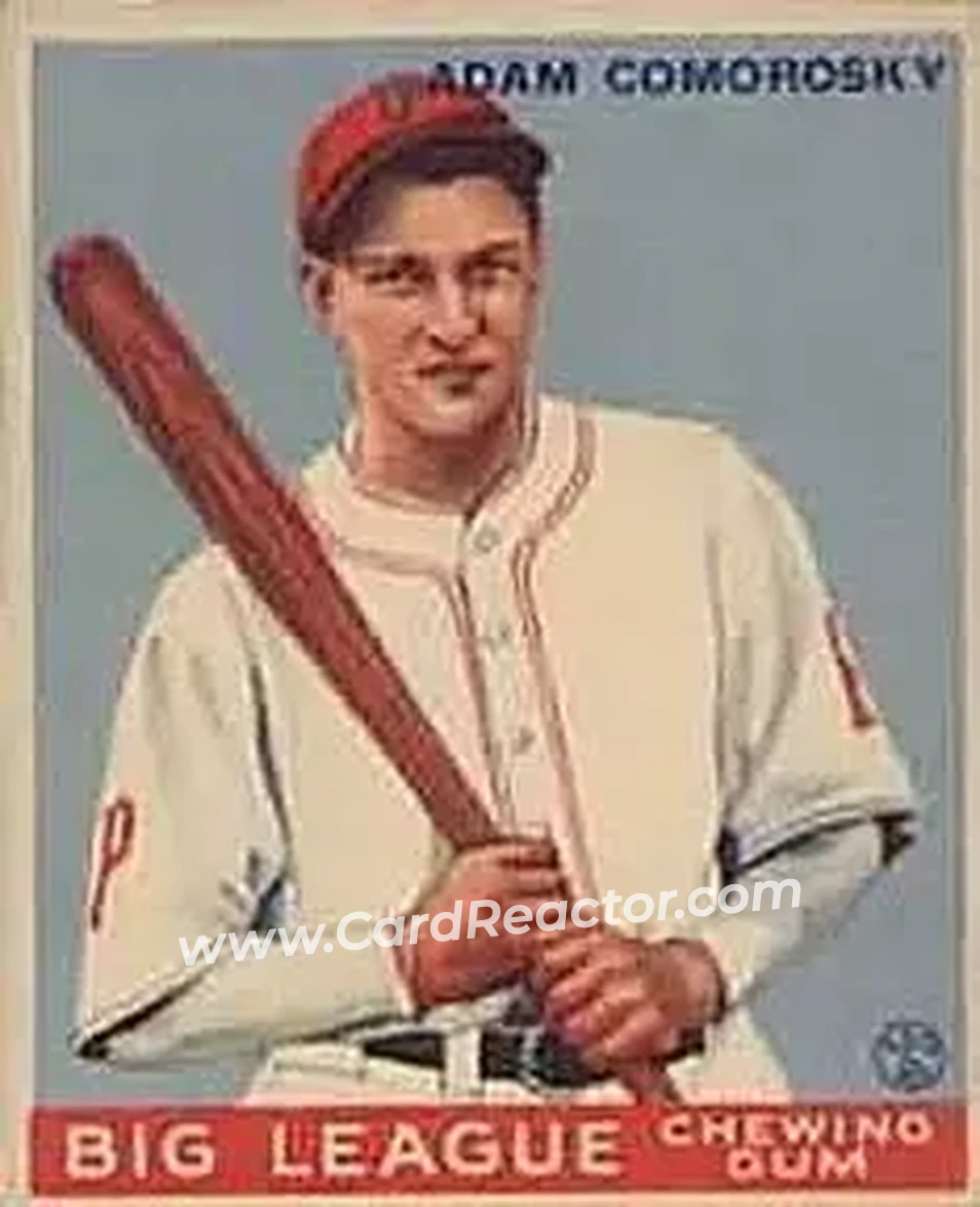1933 Goudey (R319) #77 Adam Comorosky