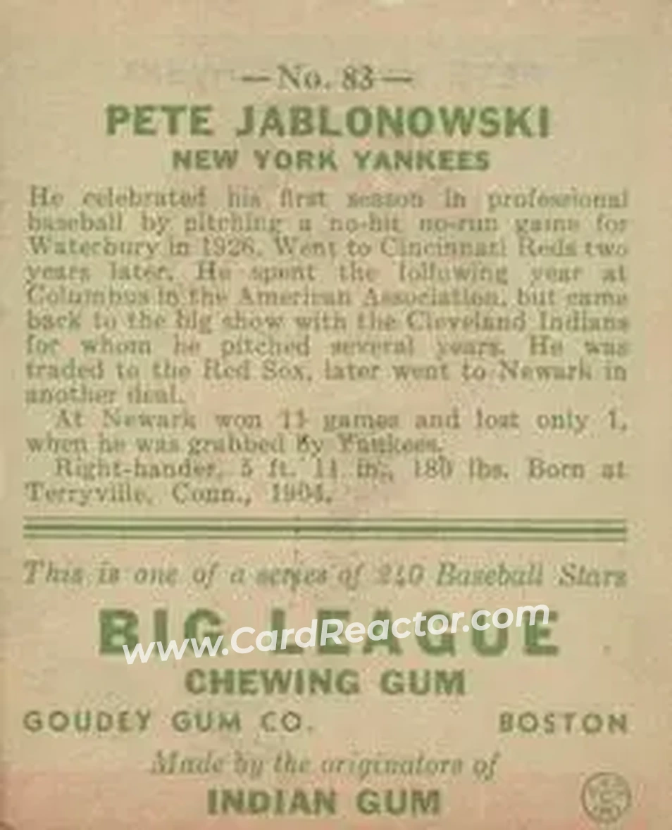 Back of Pete Jablonowski