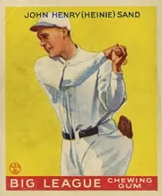 1933 Goudey (R319) #85 John Henry “Heinie” Sand