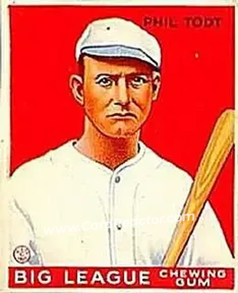 1933 Goudey (R319) #86 Phil Todt