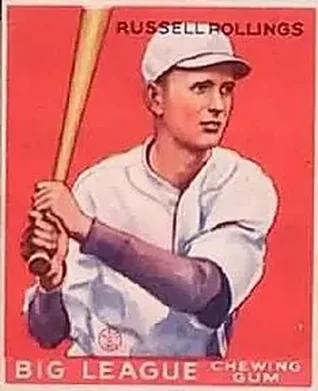 1933 Goudey (R319) #88 Russell Rollings
