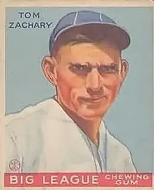 1933 Goudey (R319) #91 Tom Zachary