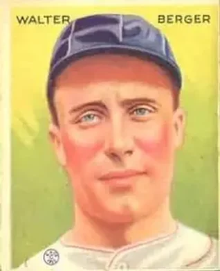 1933 Goudey (R319) #98 Walter Berger
