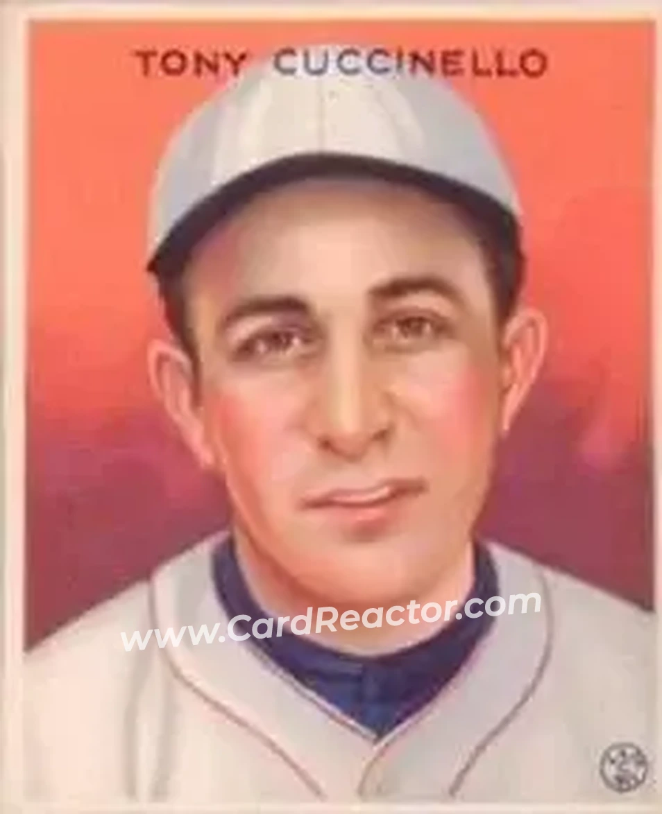 1933 Goudey (R319) #99 Tony Cuccinello