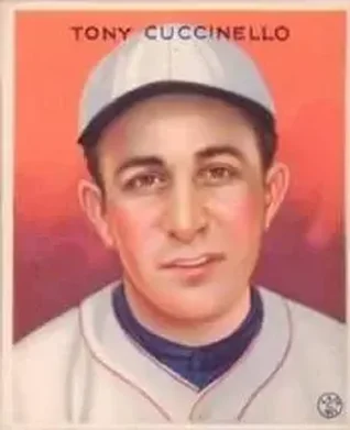 1933 Goudey (R319) #99 Tony Cuccinello