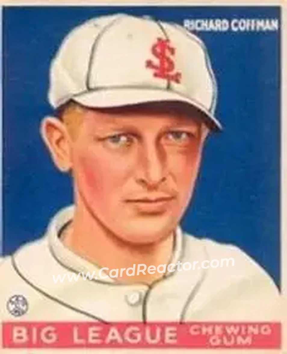 1933 Goudey (R319) #101 Richard Coffman
