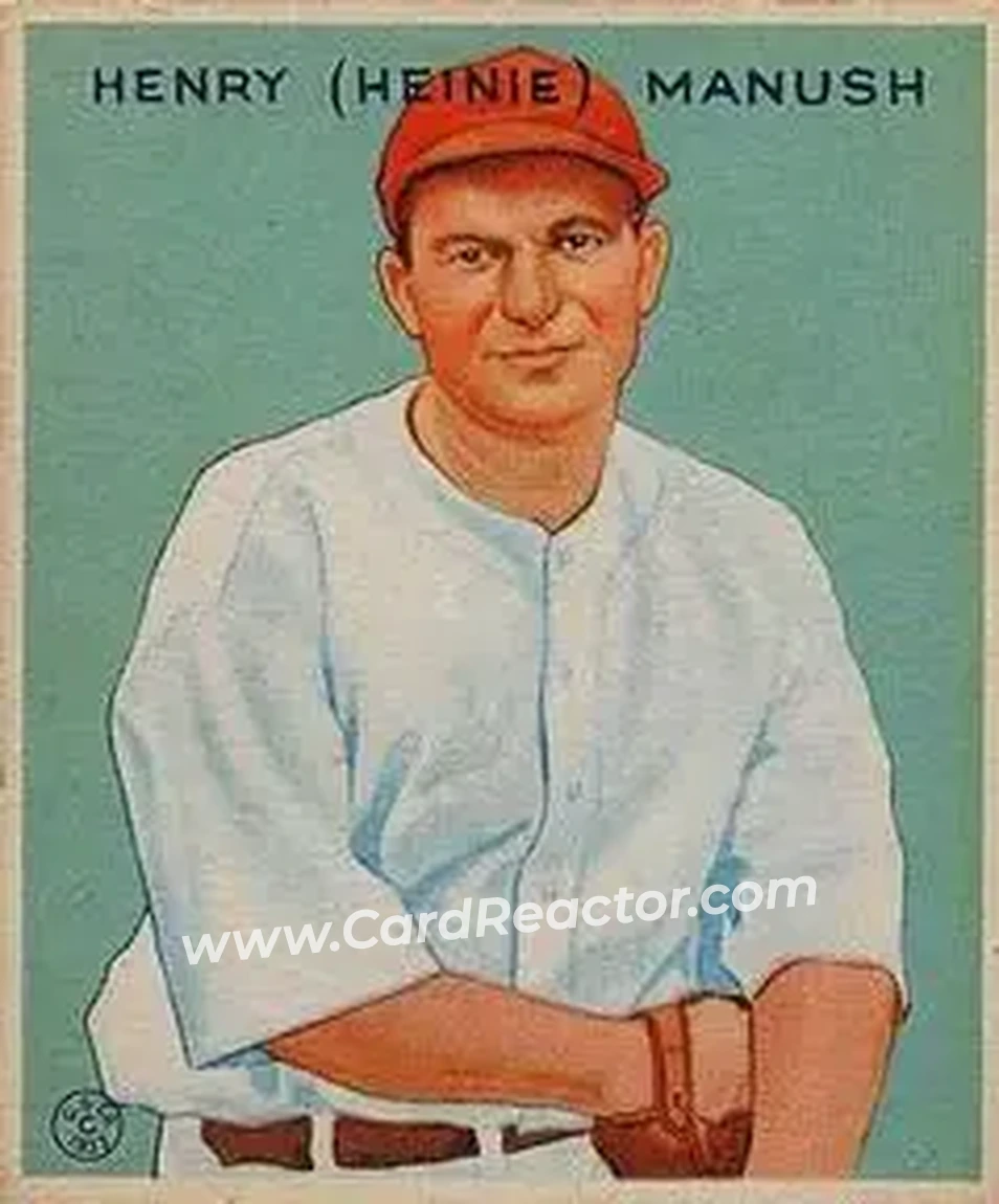 1933 Goudey (R319) #107 Heinie Manush