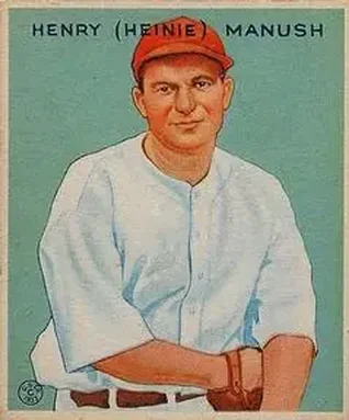 1933 Goudey (R319) #107 Heinie Manush
