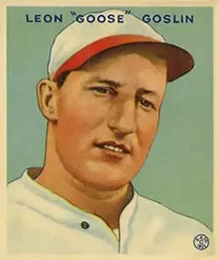 1933 Goudey (R319) #110 Goose Goslin