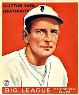 1933 Goudey (R319) #115 Clifton Earl Heathcote