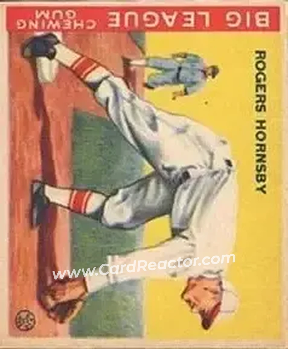 1933 Goudey (R319) #119 Rogers Hornsby