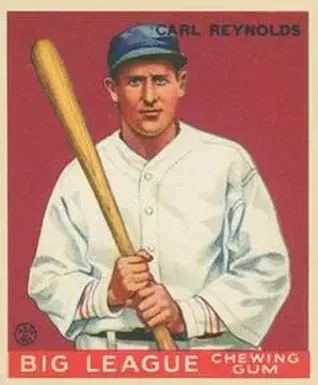 1933 Goudey (R319) #120 Carl Reynolds