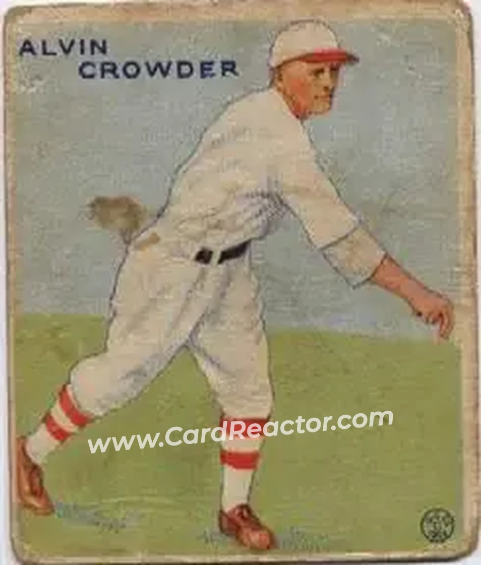 1933 Goudey (R319) #122 Alvin Crowder