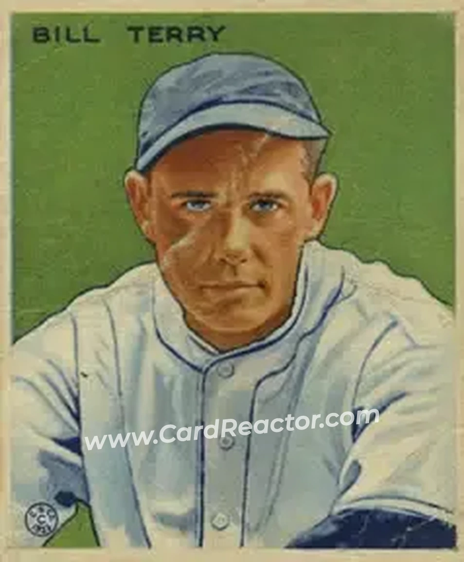 1933 Goudey (R319) #125 Bill Terry