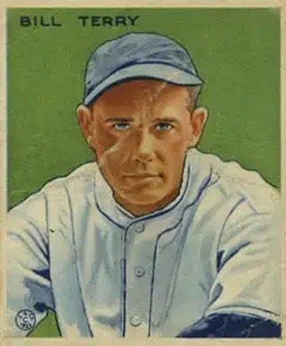 1933 Goudey (R319) #125 Bill Terry