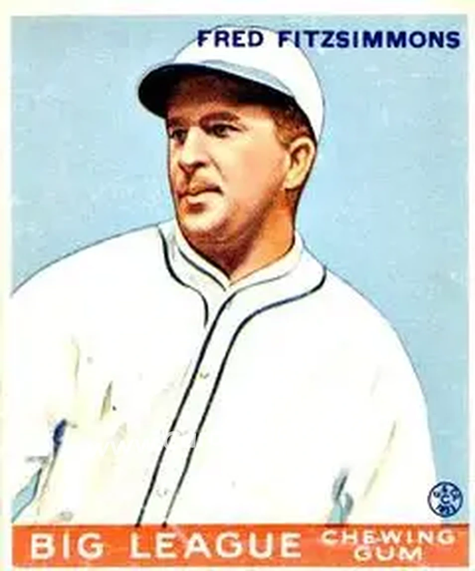 1933 Goudey (R319) #130 Freddie Fitzsimmons